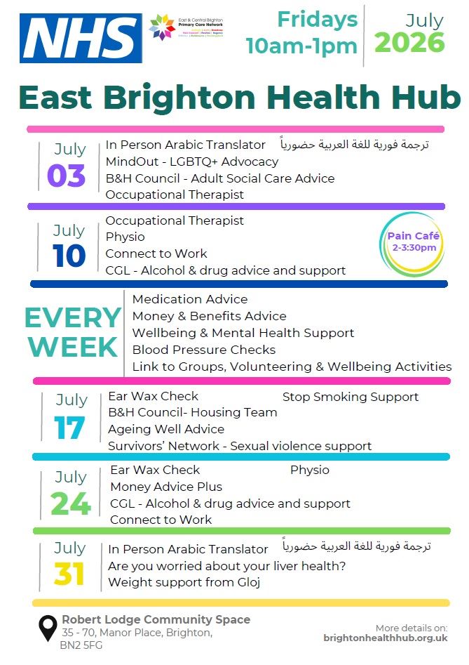 East Brighton Health Hub July 2026