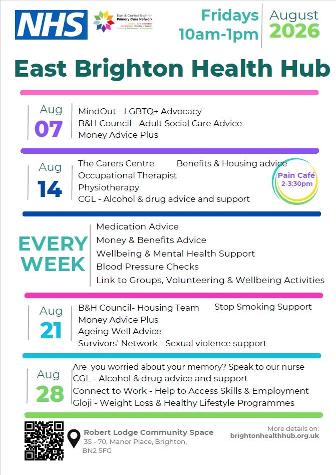 East Brighton Health Hub August